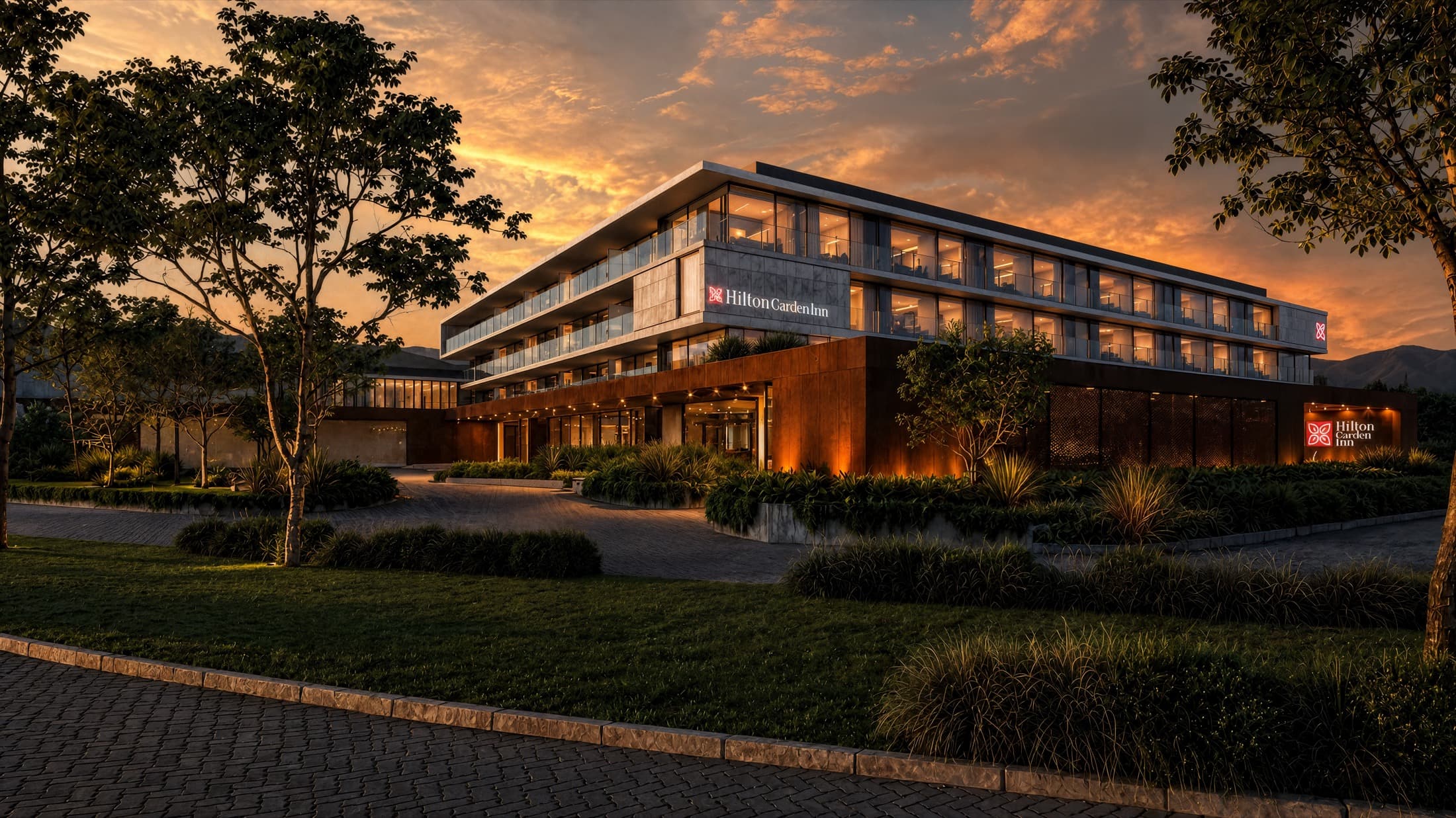Render del proyecto Hilton Garden Inn Salta – San Lorenzo Chico